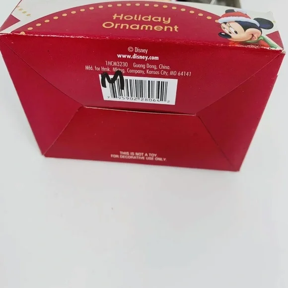 Disney Pink Polka Dot Minnie Mouse 3D Figural Resin Christmas Holiday New Boxed - Picture 6 of 6